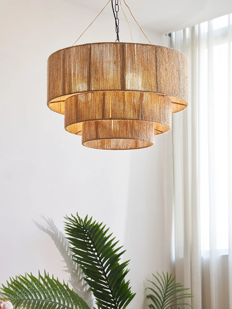 Decor Lighting Australia - El yapımı Rattan Bohemian Retro Avize