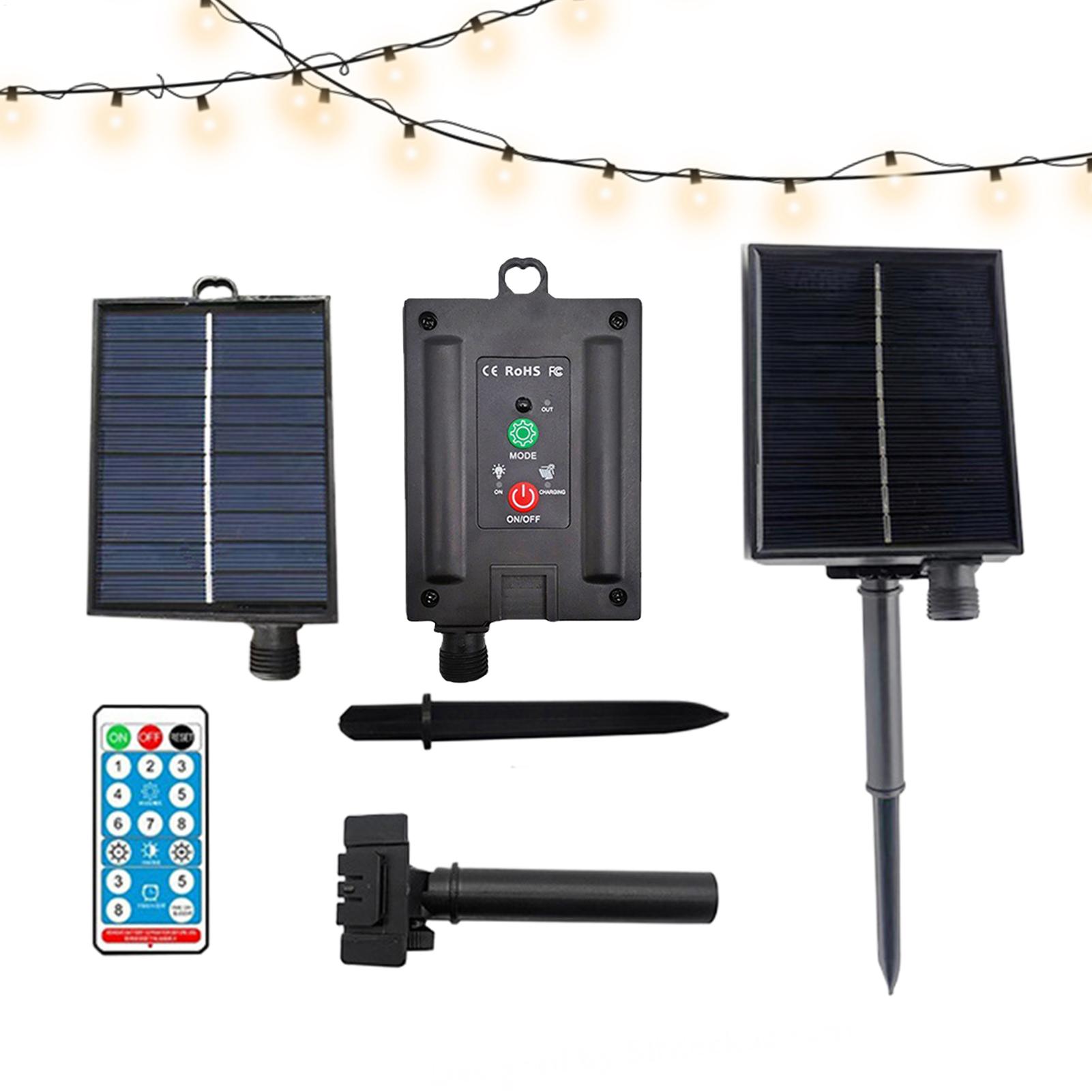 String Light Outdoor - Taşınabilir Güneş Paneli 31V Su Geçirmez