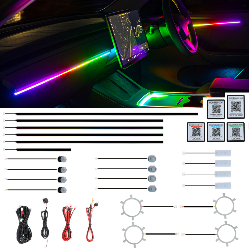 Ambient Led Strip - Fabrika Özel Ortam Aydınlatması Kolay Kurulum