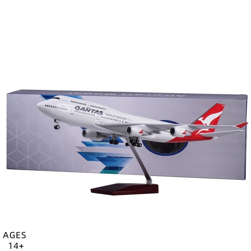 Decor Lighting Australia - 1/150 Ölçekli B747 Uçak Modeli Avustralya
