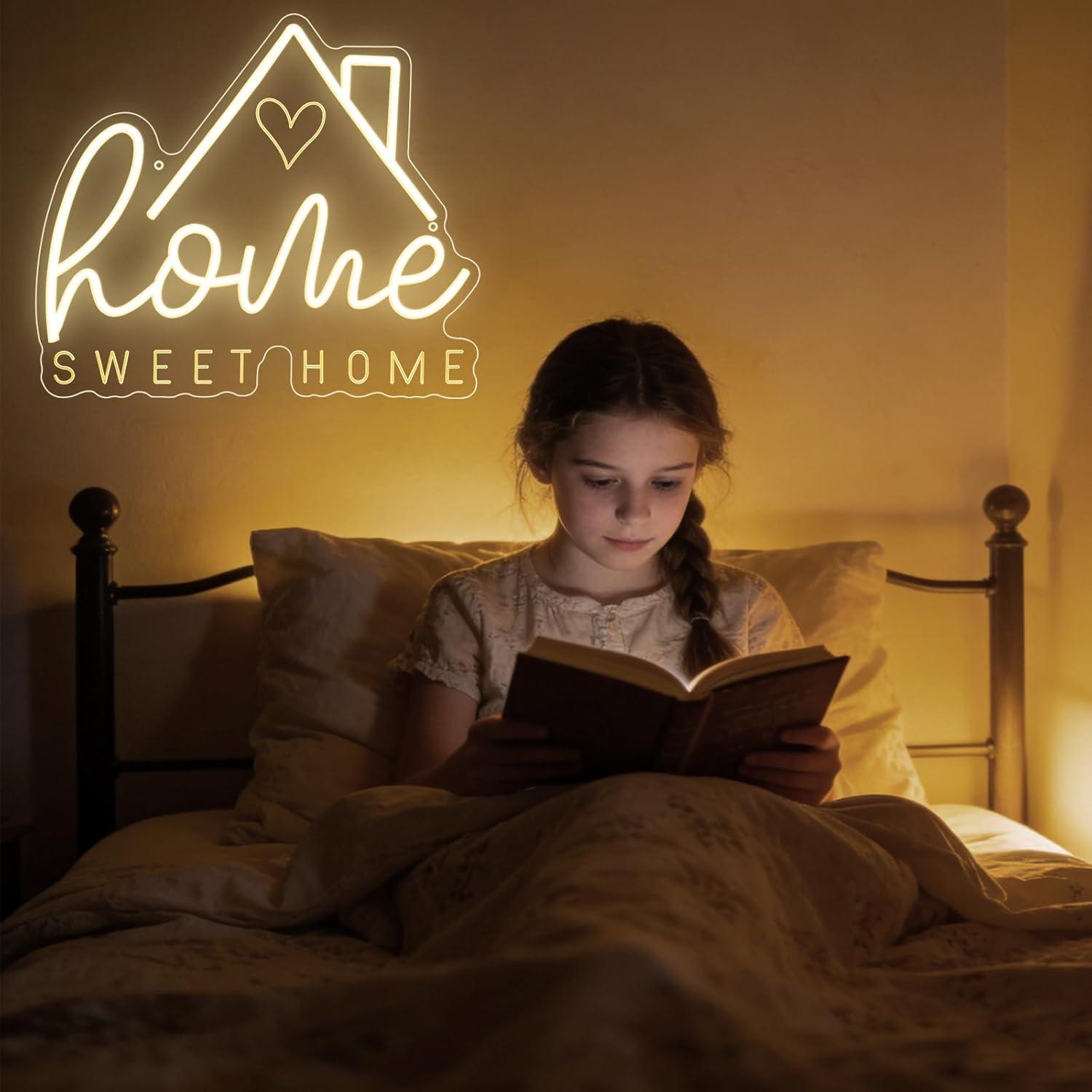Tatlı Ev Neon Tabela USB Kısıl - Home Lighting And Decor incelemesi ve fiyatı
