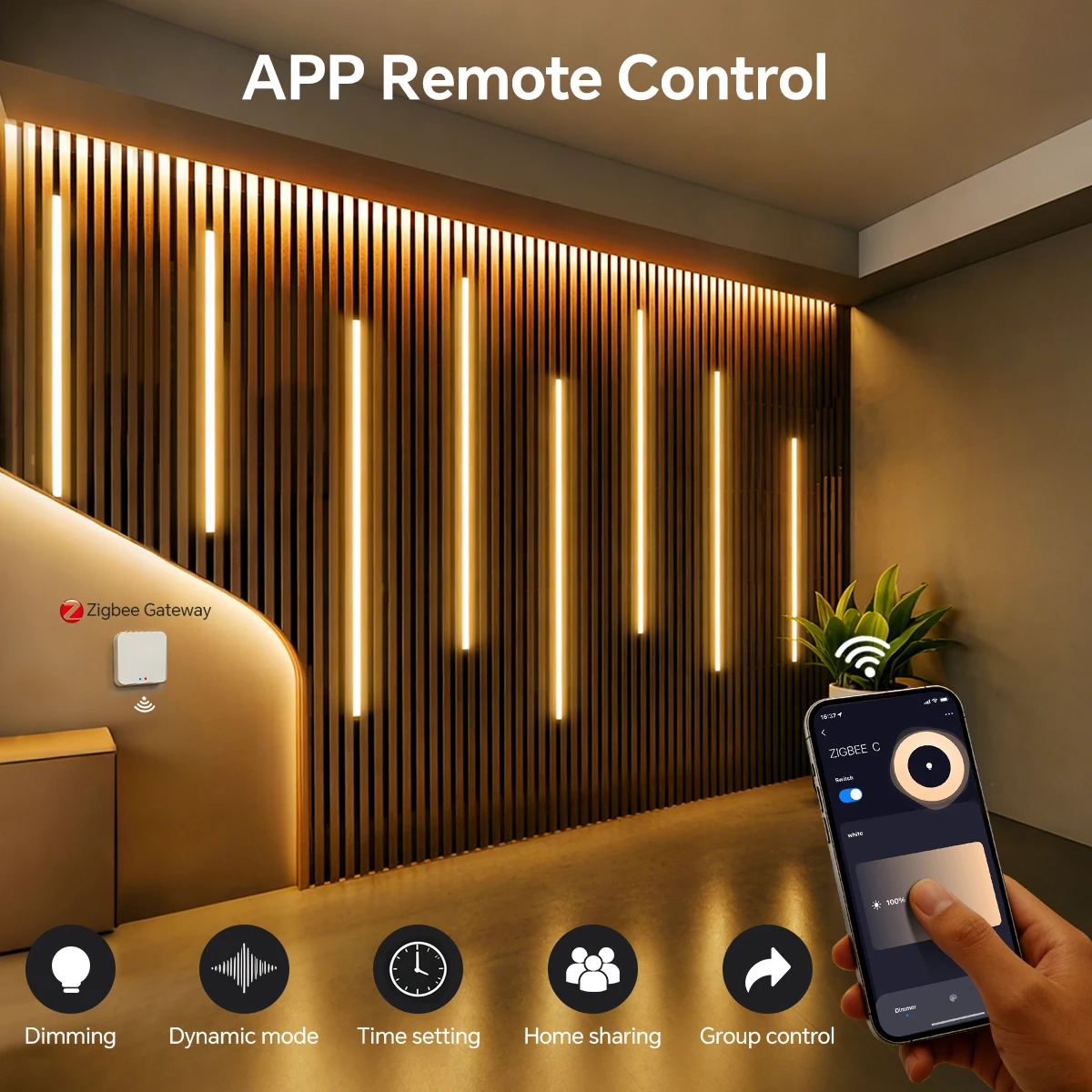 Tuya Smart Life Uygulaması Kon - Foyer Lighting Wall Decor incelemesi ve fiyatı