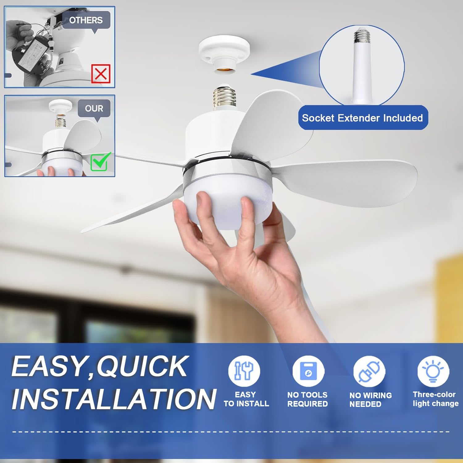 Uzaktan Kumandalı Soket Fan La - Home Lighting And Decor incelemesi ve fiyatı