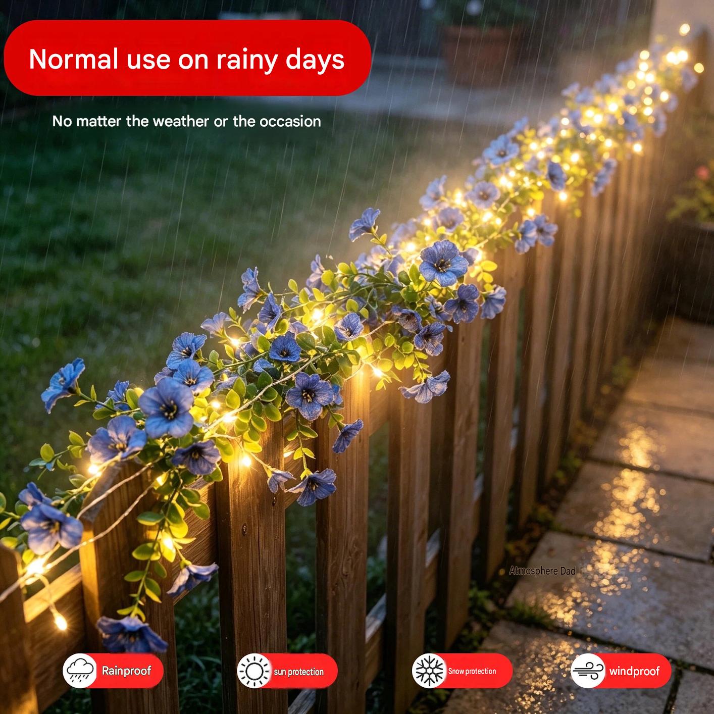 Güneş Enerjili Gül Çiçekli Çub - String Light Outdoor incelemesi ve fiyatı