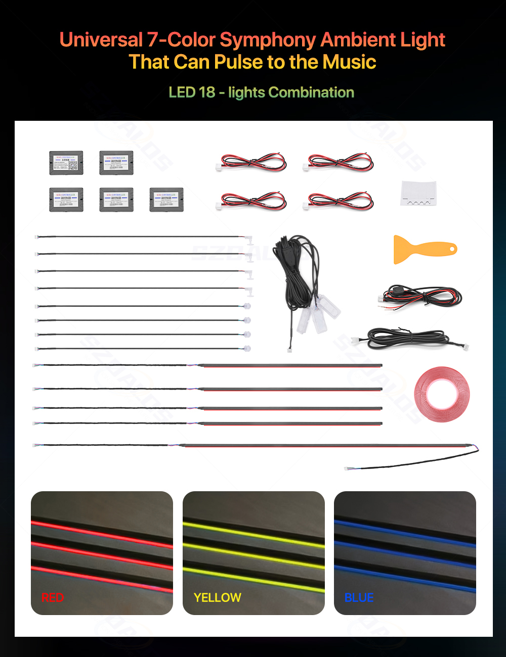 Çok Satan Araba Ortam Işık Kit - Ambient Led Strip incelemesi ve fiyatı