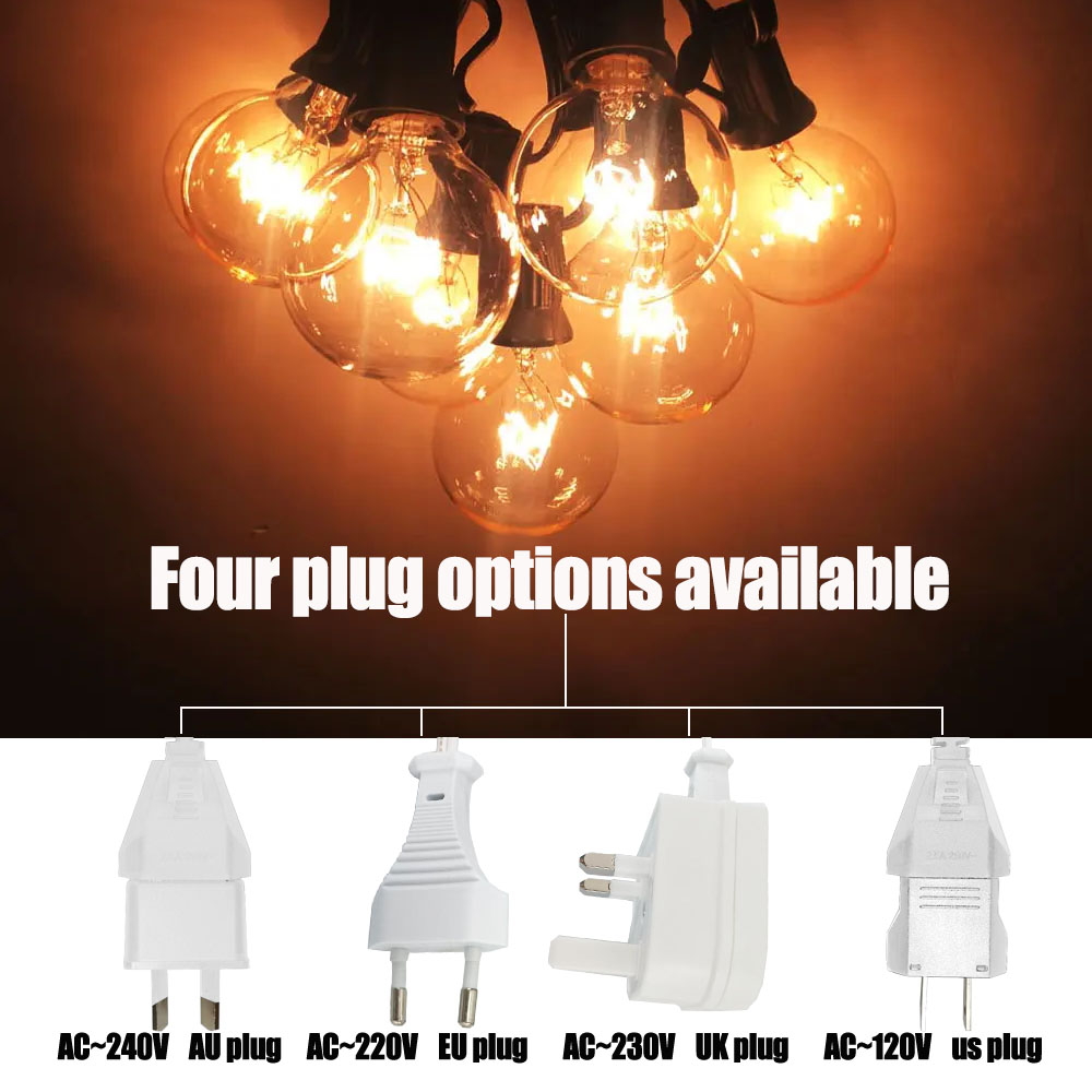 Vintage G40 Şeffaf Ampul Işık  - String Light Outdoor incelemesi ve fiyatı