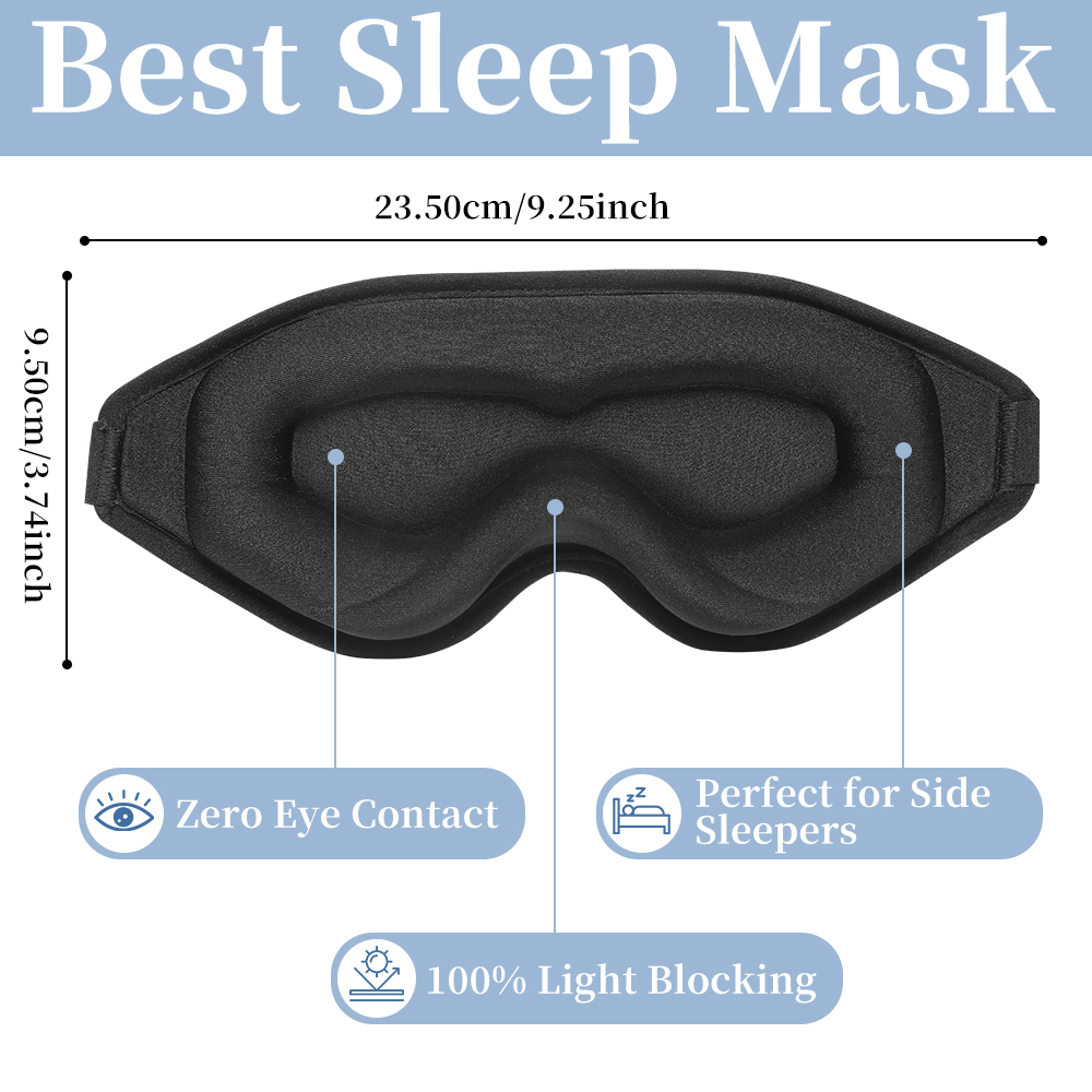 3D Yumuşak Dolgulu Uyku Maskes - Lighting Jockey incelemesi ve fiyatı