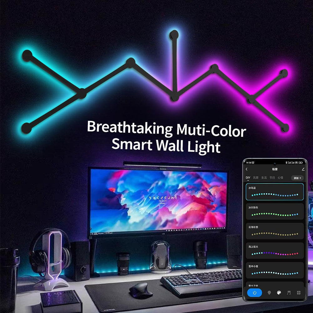 LED Akıllı Duvar Lambası RGBIC - Foyer Lighting Wall Decor incelemesi ve fiyatı
