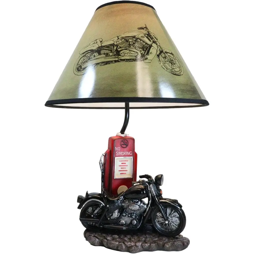 Vintage Retro Siyah Motosiklet - Home Lighting And Decor incelemesi ve fiyatı