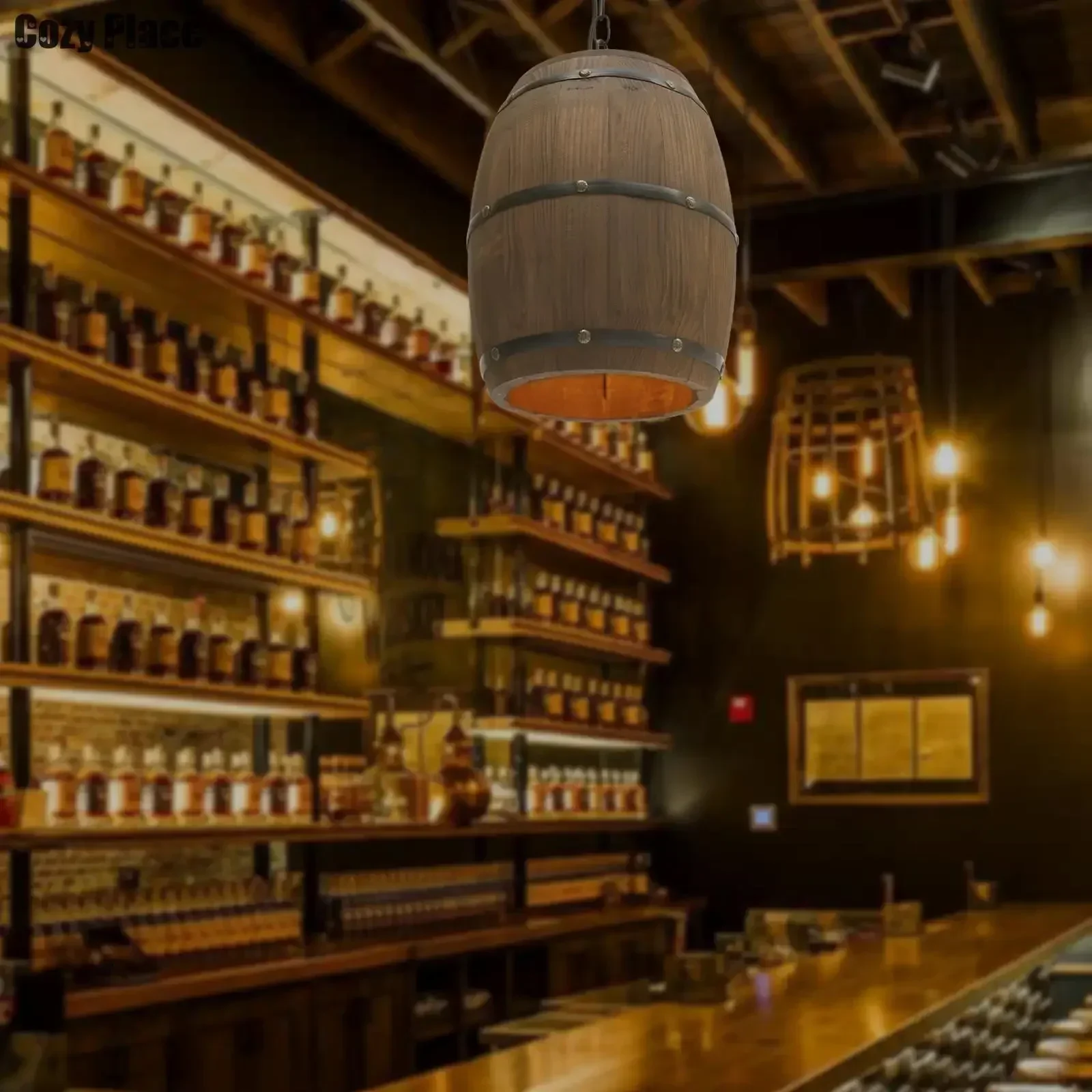 Rustik Lamba Vintage Avize Ahş - Home Lighting And Decor incelemesi ve fiyatı