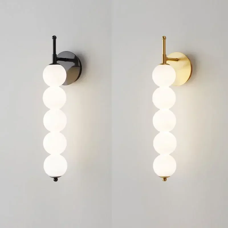 Modern Minimalist beyaz cam LE - Foyer Lighting Wall Decor incelemesi ve fiyatı