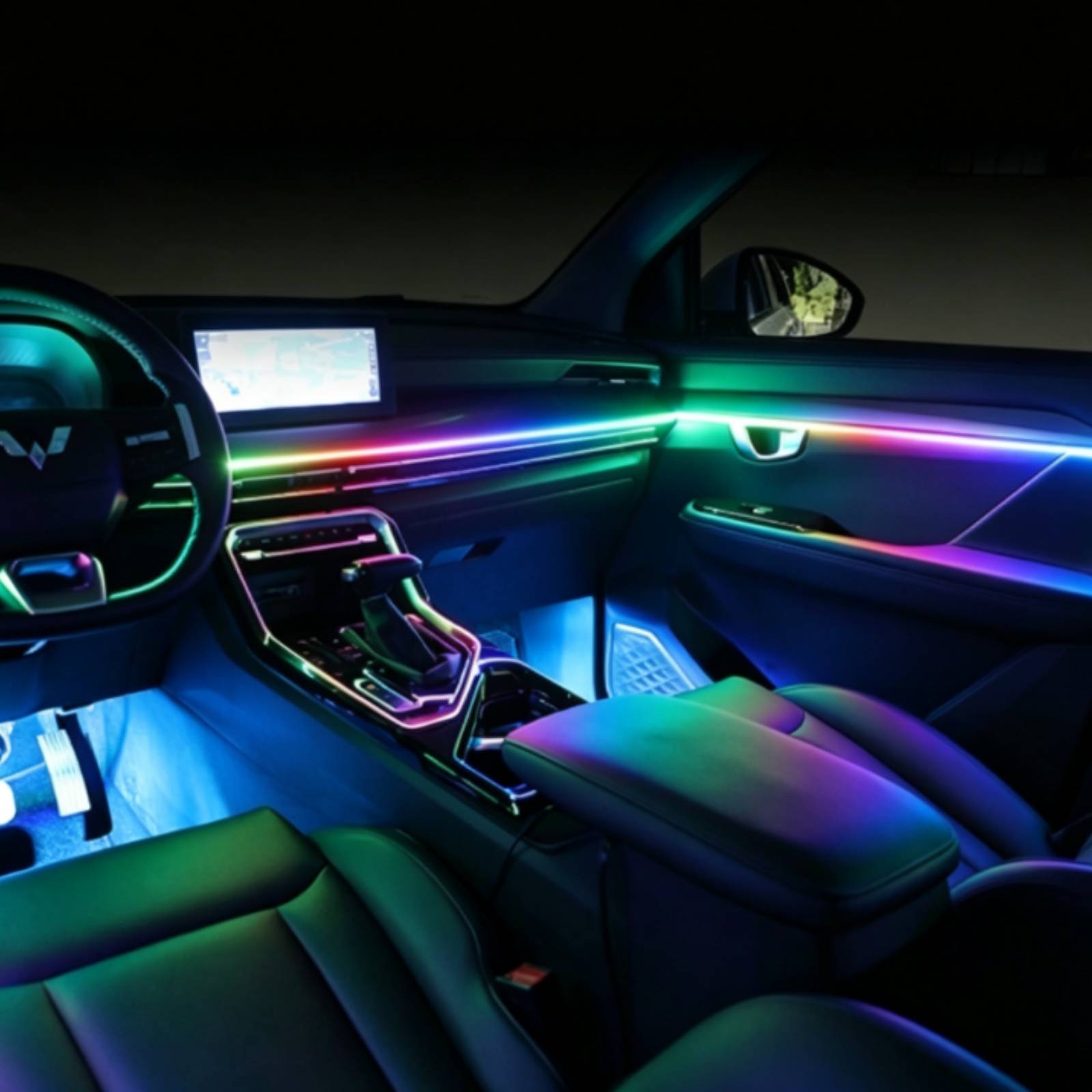 6 Parça Akrilik İç Mekan Araba - Ambient Led Strip incelemesi ve fiyatı